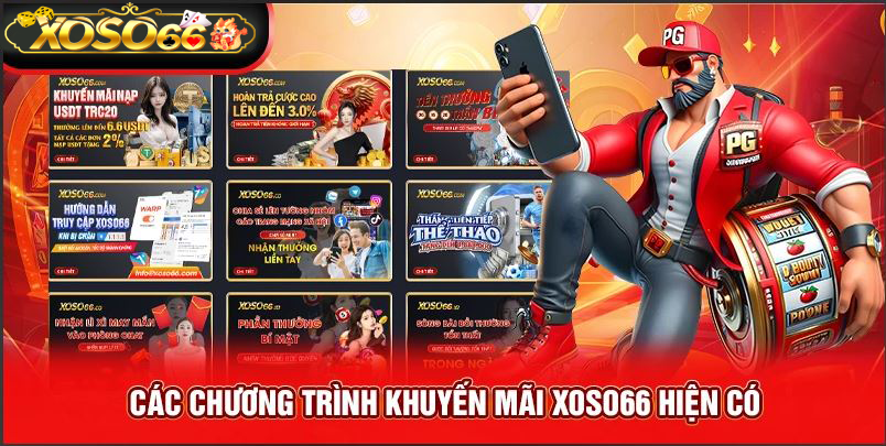 Các chương trình khuyến mãi Xoso66 hiện có Khuyến Mãi
